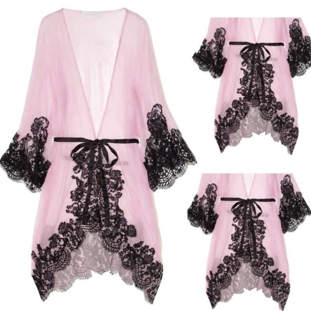 Seductive sheer robe